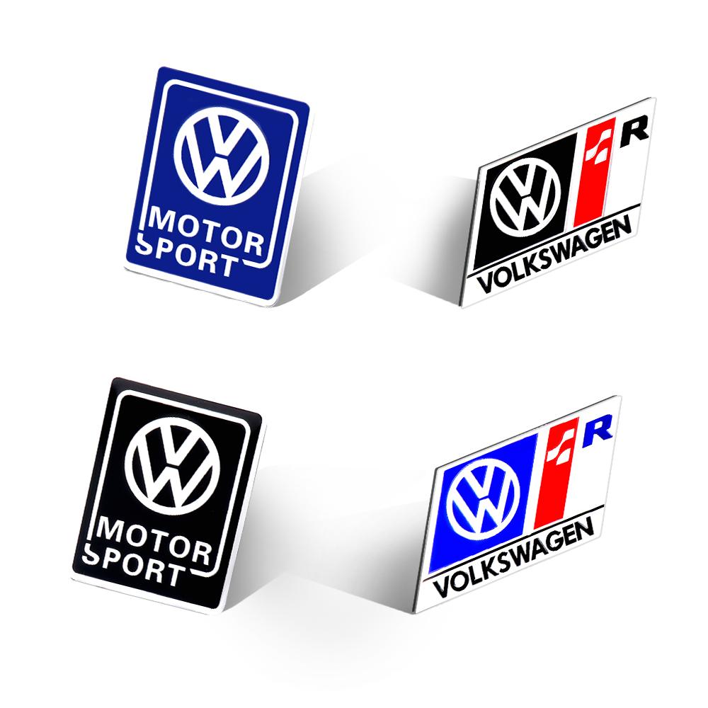 1pcs 3D Aluminum Metal Alloy Badge Emblem Rear Trunk Sticker Valve Cap for VW Volkswagen Golf 5 Polo Passat GTD Tiguan Jetta B6 Bu2 wzpc7