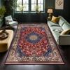 Традиционный восточный персидский ковер красный темно-синий замысловатый цветочный ковер роскошный домашний декор гостиная спальня напольный коврик