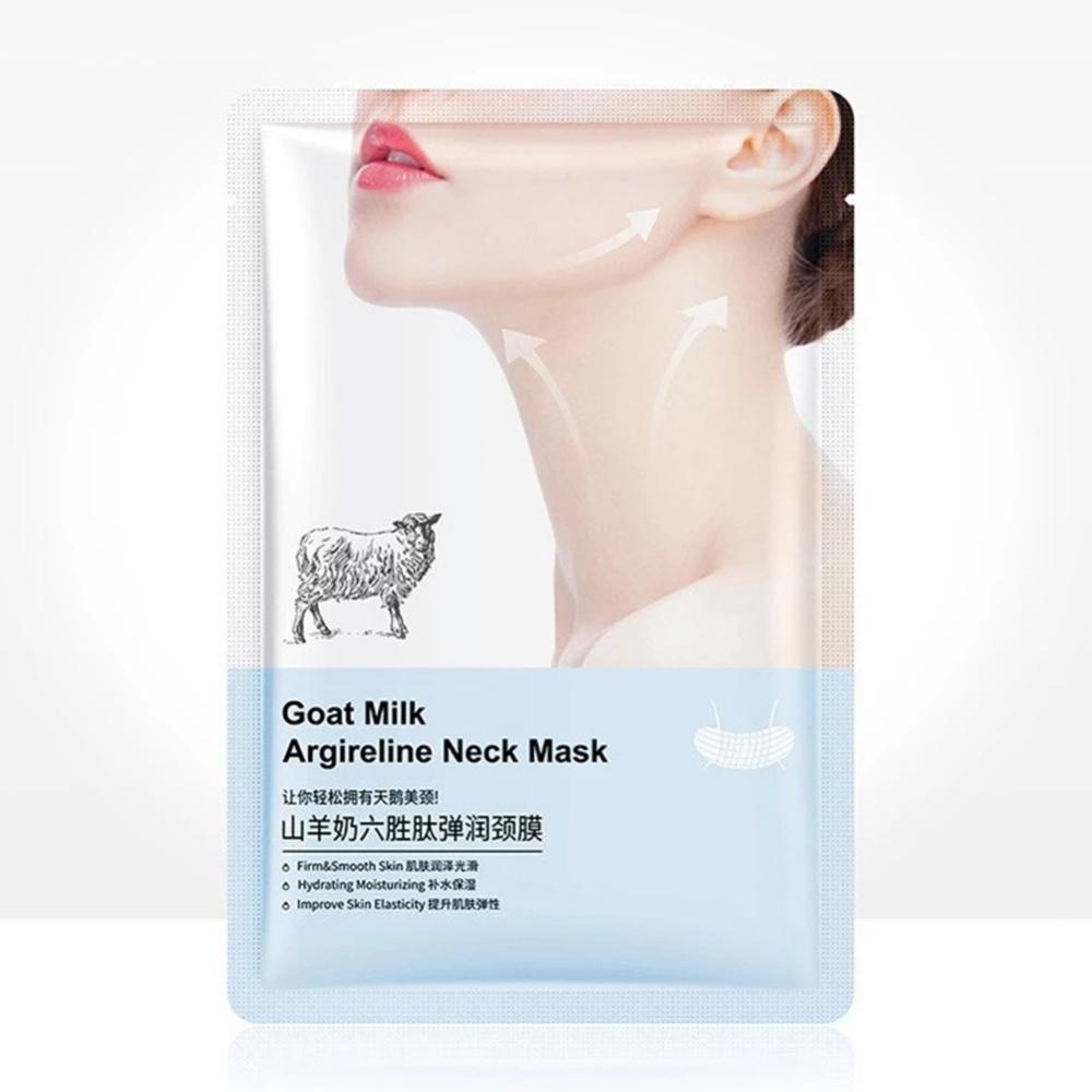 Козье молоко гексапептид шейные патчи маски мембрана увлажняющий отбеливающий коллаген против морщин антивозрастной лифтинг упругость