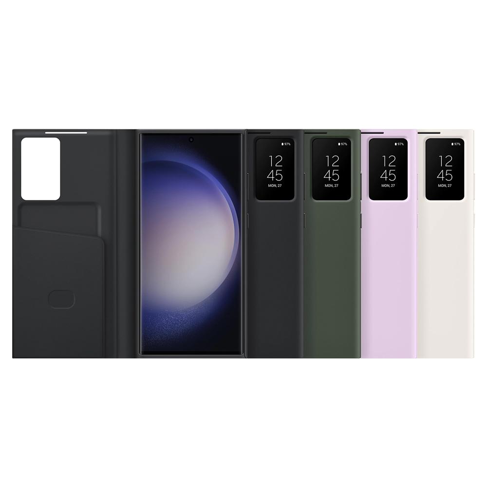 Умный чехол-книжка Smart View для Samsung Galaxy S23 Ultra SM-S918B S-View Чехол для телефона