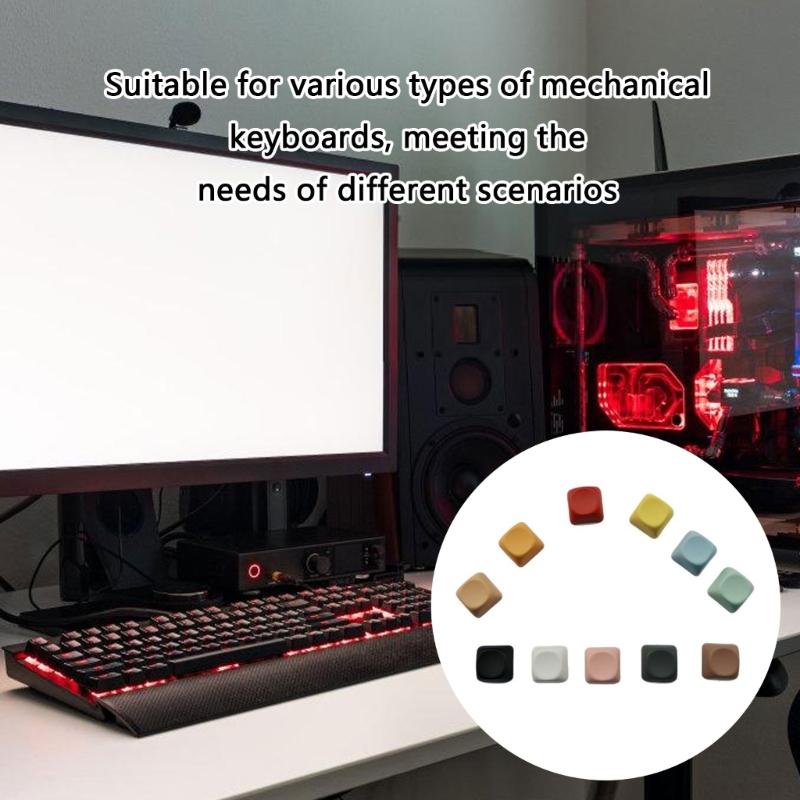 Прочность PBT Колпачок для клавиш Совместим с механическими клавиатурами MX Снижение шума и повышение стабильности Замена колпачка для клавиш