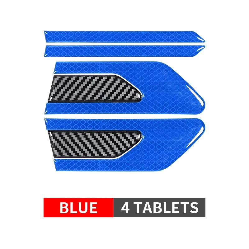 2 шт./компл. светоотражающая лента для безопасности грузовика, защитная лента для двери автомобиля, полосы для предотвращения столкновений, безопасные наклейки на отражатель