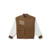 Vans Checkerboard Removable Sleeve Single-Breasted Jacket Unisex Jackets Brown VN0009280E0