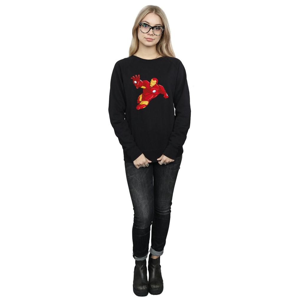 Marvel Womens/Ladies Iron Man Simple Sweatshirt