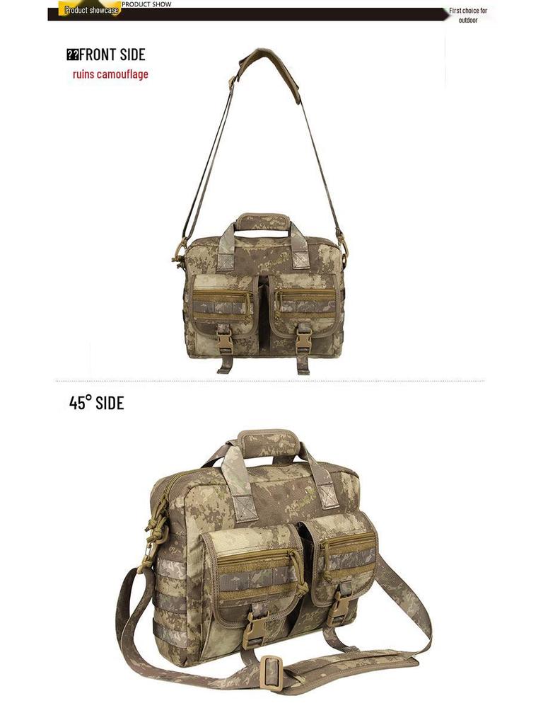 E.T Dragon 15L Tactical Military Camouflage Crossbody Bag with Suspension System for Camping & Hiking