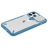 Nillkin Cyclops Case: Durable Cover with Camera Guard & Folding Stand for iPhone 13 Pro - Blue