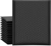 Black Polyester Padded Self-Seal Bubble Mailers - Waterproof Shipping Envelopes for Small Business