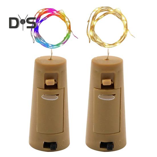 10 шт. светильников для винных бутылок с пробкой, супер яркие водонепроницаемые пробковые светильники на батарейках, романтические декоративные мини-светильники