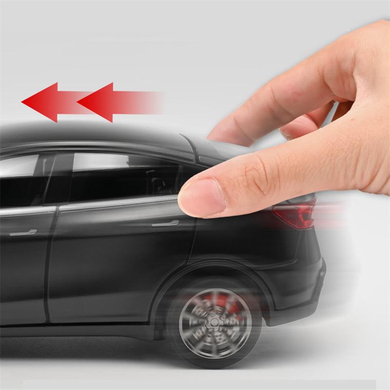 1/32 2025 Model Y SUV Alloy Car Model Diecasts Metal New Energy Vehicles Car Model Simulation Sound and Light Childrens Toy Gift