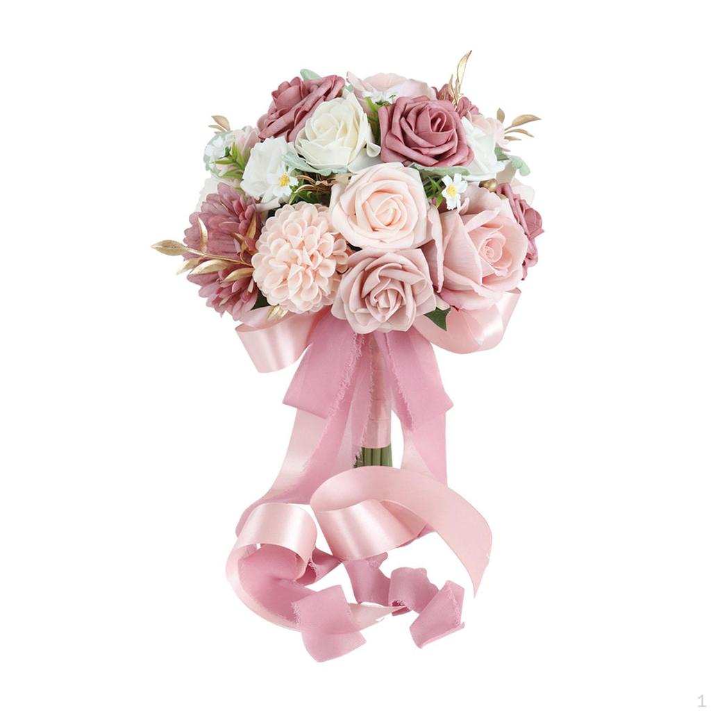 Artificial Flower Bouquet for Weddings with Bride