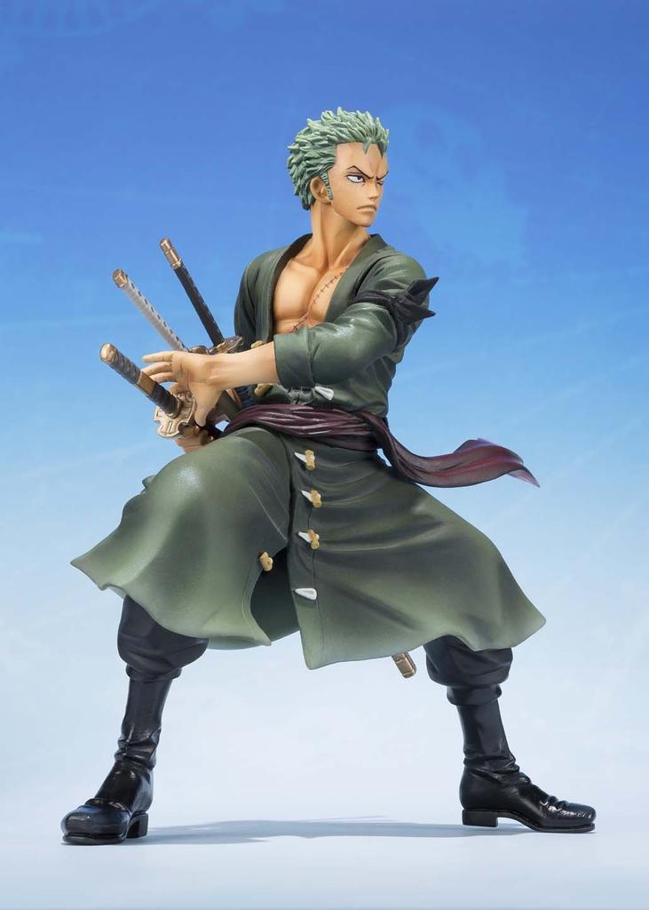 TAMASHII NATIONS Figuarts ZERO Roronoa Zoro Anniversary 125 мм окрашенная готовая фигурка - 5-й выпуск - приблизительно. АБС и ПВХ