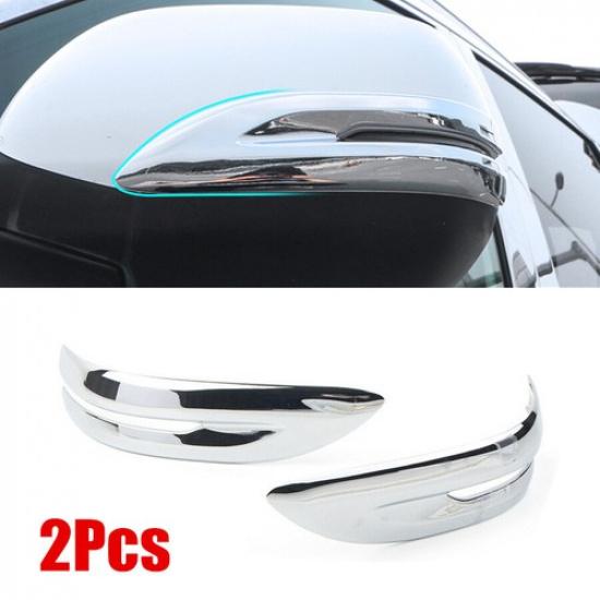 Pair Side Rearview Mirror Stripe Cover Chrome Trim For Honda CR-V CRV 2017-