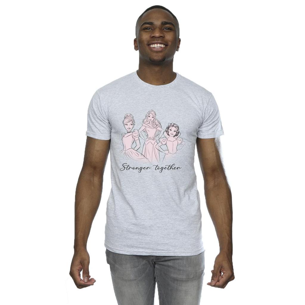 Disney Mens Princesses Stronger Together T-Shirt