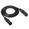 Canon Line 3-Pin XLR Male To Female Microphone Cable, DMX Cable Patch Cord, Oxygen-Free Copper, 3M, for Microphone Recording, Professional Recording,