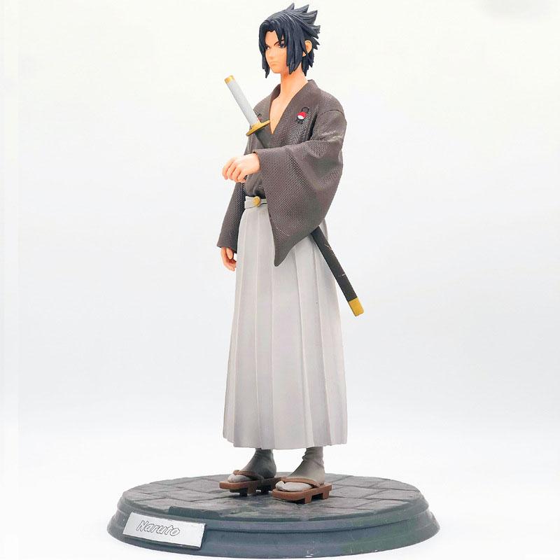 Аниме Наруто Шиппуден Учиха Саске Фигурка Коллекционные игрушки Кукла в подарок 30 см