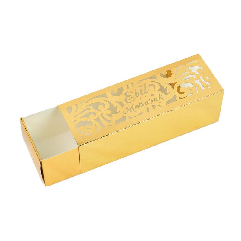 10 шт. Коробка шоколадных конфет Eid Mubarak, подарочная коробка для подарков на Рамадан Карим, сделай сам, исламский мусульманский фестиваль, принадлежности для вечеринки Happy Al-Fitr Eid