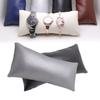 Stylish PU Leather Jewelry Pillow Elegant Handchain Display Cushion Presentation Stand for Bracelets and Watches