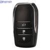 Jingyuqin 2/3/4 B Корпус дистанционного ключа управления для Toyota Fortuner Prado Camry Rav4 Highlander Smart Crown без кнопок корпуса
