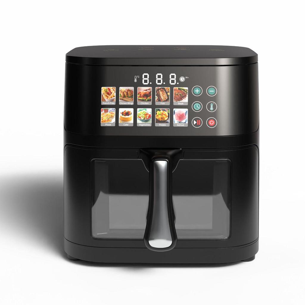 Умная аэрофритюрница из нержавеющей стали, Большая вместимость, Стандарт США