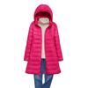 FASHION  Light Down Jacket Women's Medium  Long Fattened Plus Size Removable Cap Lightweight Ultra-thin Jacket Tide Clothes