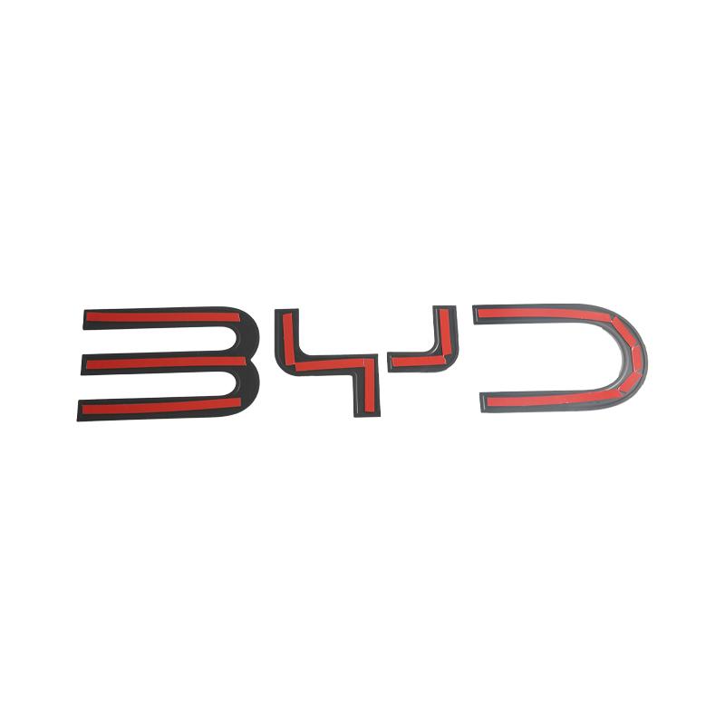 Черненая Буквенная Логотипная Наклейка на Кузов Автомобиля Для BYD Shark 6 3D Покрытие Наклейка Передняя Задняя Декоративная Наклейка на Автомобиль Для BYD Shark 6 Аксессуары