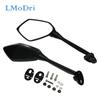 LMoDri Motorcycle Mirrors Sport Bike Scooter Rear View Mirror For Honda CBR F4 HYOSUNG GT Kawasaki Ninja Replacement For