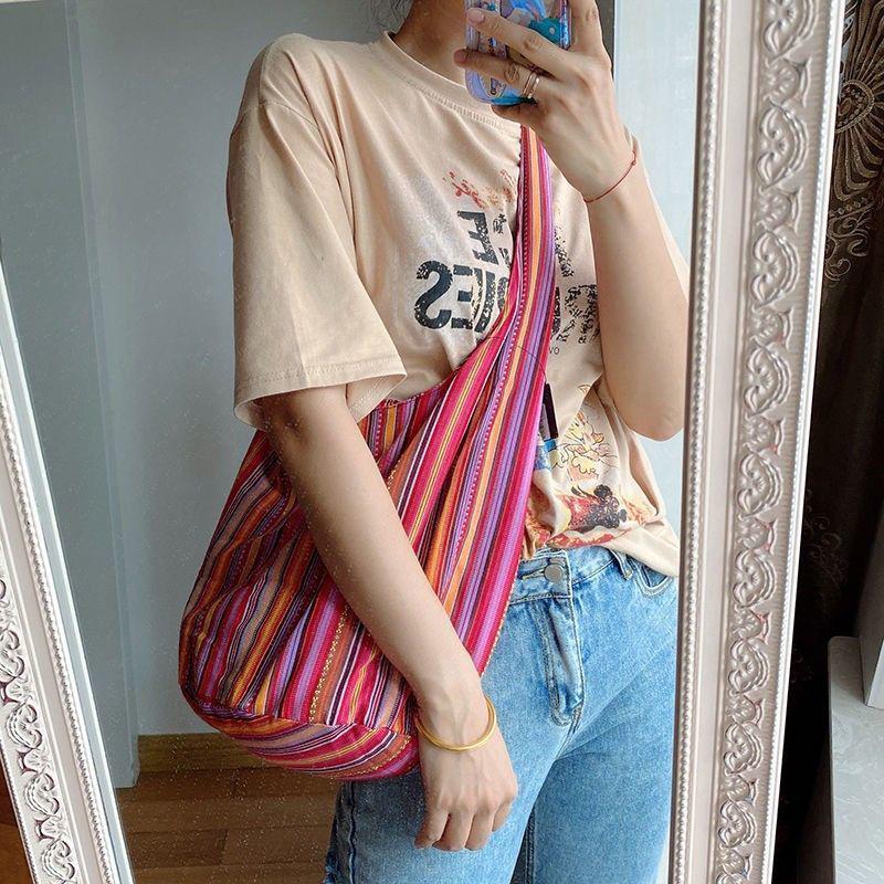 Yogodlns Модная сумка через плечо женская большая сумка универсальная этническая сумка через плечо