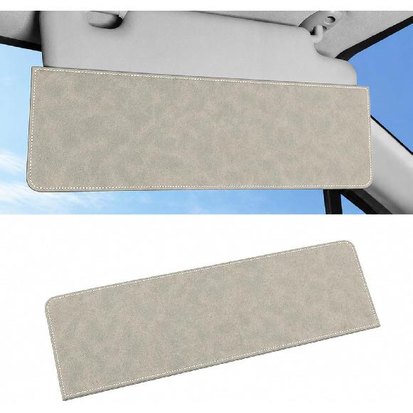 Car Sun Visor Extender, Anti-Glare Sunvisor Extension Shade Attachment for Safe Driving, Clip-on Auto Sunshade Attachment for Safe Driving, Fits Most