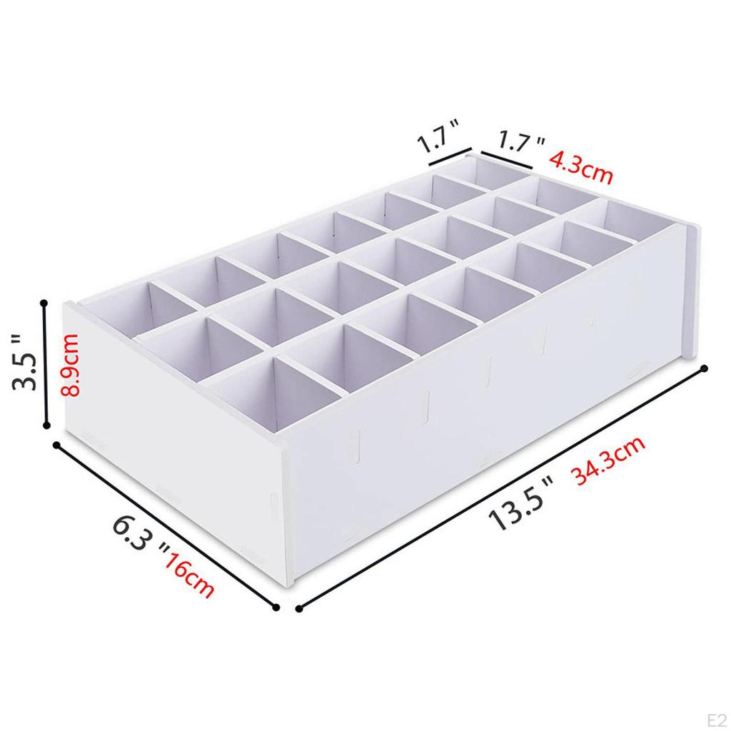 Art Supplies Storage Rack for Watercolor Paints And Brushes