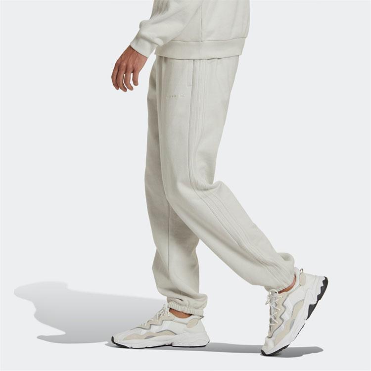 adidas Однотонные мужские джоггеры с логотипом и принтом, белые HK2728