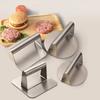 Пресс для гамбургерного мяса из нержавеющей стали 430 Круглый Квадратный Пресс для гамбургерного мяса Кухонный инструмент Тарелка для пресса для мяса 1 шт.