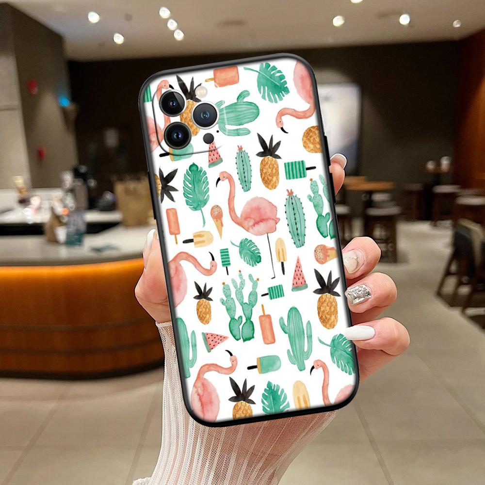 RA33 Watercolour Cacti Succulent New High-End Shell Phone Case for iPhone 16 15 14 13 12 Pro Max Plus Mini