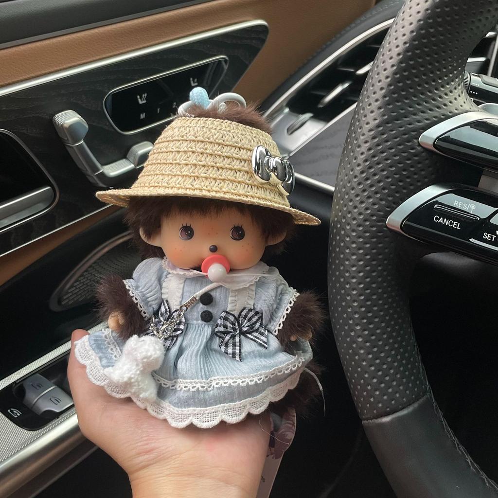 15 см Мончичи Милая Обезьянка Кукла для DIY Сменная Одежда Разные Стилі Изысканный Рюкзак Брелок Игрушка Периферия Подарок