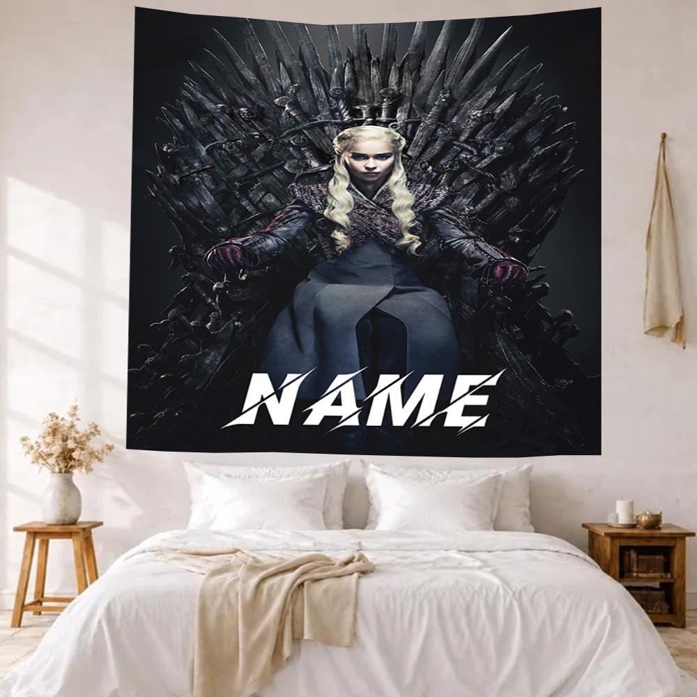 Like Warner Bros Movies Custom Your Name Wall Decor Tapestry Art For Pet Memorial Birthdaywedding Party Backdrop Family Gift