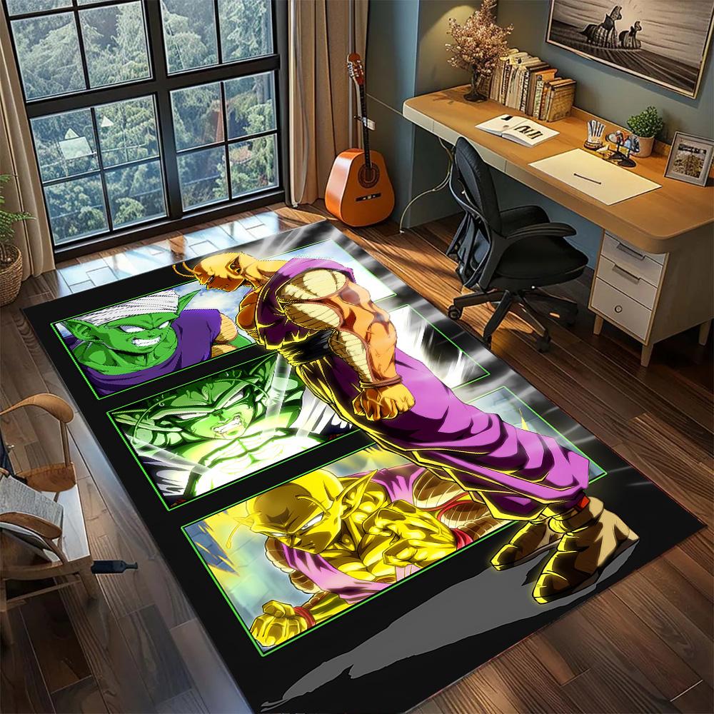 Dragon Ball!Rug Carpet Large Area Rug Non Slip Washable Floor Mat Gamer Room Bedroom Home Decor