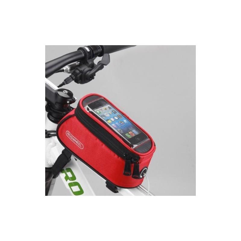 Cycling Handlebar Bag With Touch Screen Compatibility For Mountain Biking