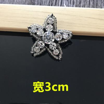 Звезда-мозаика стразы бисерные нашивки perle pour coudre vetement applique нашивки для пришивания на одежду bordados para costura