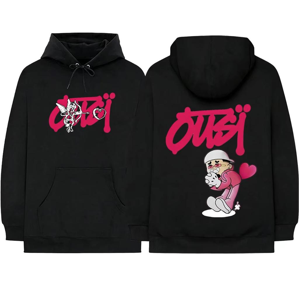 Autumn Men's Women's Hoodies Home Outdoor Cartoon Printing Unisex Fashion Pullover Long Sleeves Loose Casual Vintage Sweatshirts