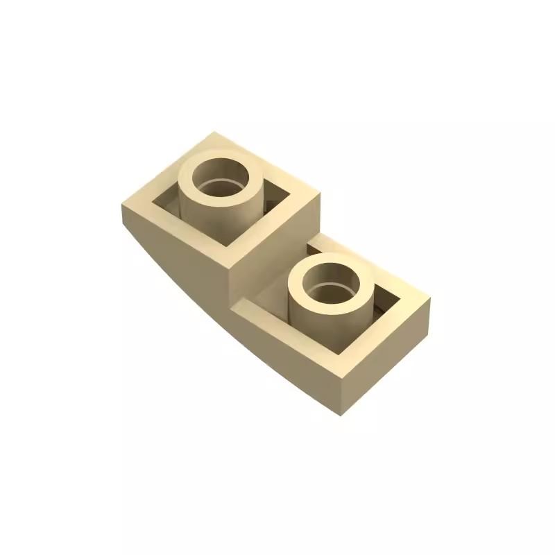 20 шт. Детали для сборки MOC 24201 Скат изогнутый 2 x 1 Перевернутый Строительные блоки DIY Модель Образовательная Высокотехнологичная Запасная Мозговая игрушка