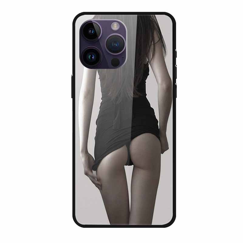 Glass Back Cover For iphone 16 Pro Max Phone Case Soft Bumper Hard Tempered Glass Case For iphone 15 Pro Max Case Funda Shell