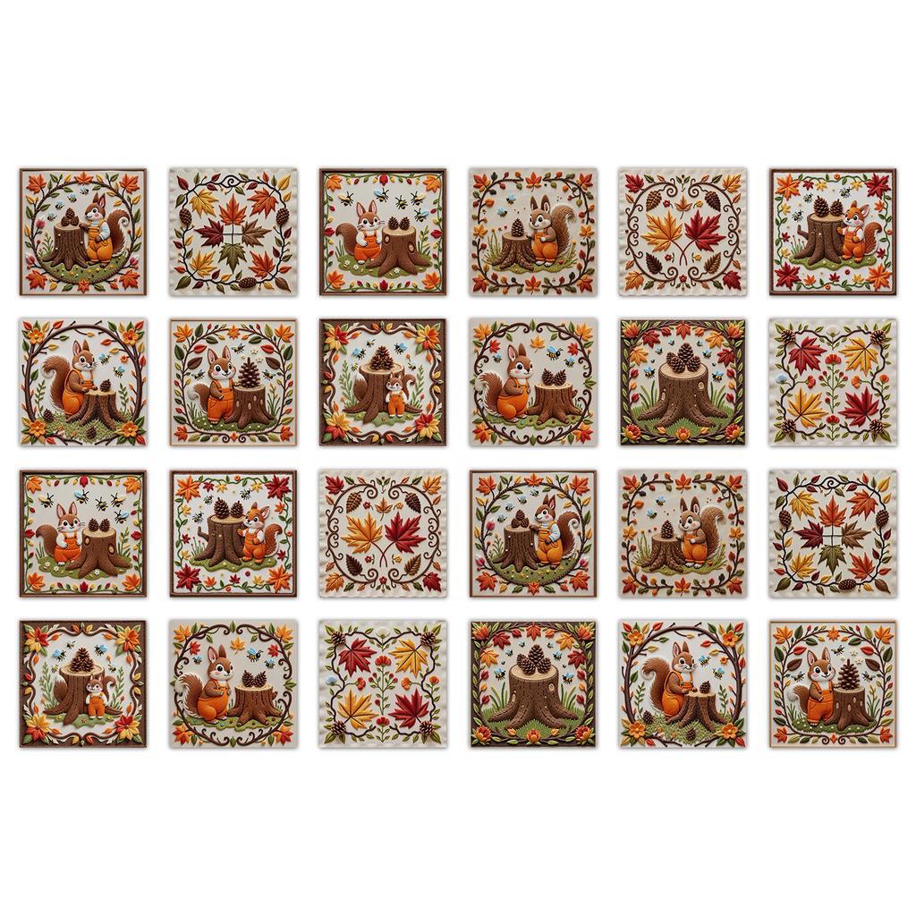 24 шт. Наклейка на стену в европейском стиле под плитку, самоклеящаяся, для кухни, ванной комнаты, декоративные наклейки на плитку, глянцевые хрустальные наклейки на стену