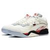 Li Ning LN BBS флисовые удобные амортизирующие износостойкие нескользящие теплые спортивные повседневные туфли среднего размера мужские кроссовки белые серые AGCS319-2
