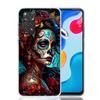 Catrina Beautiful Rose Girl Skull Phone Case For Xiaomi Redmi Note 14 13 14S 12S 12 11S 11T 11E Pro Plus 10S 10 9S 9 Art Customi