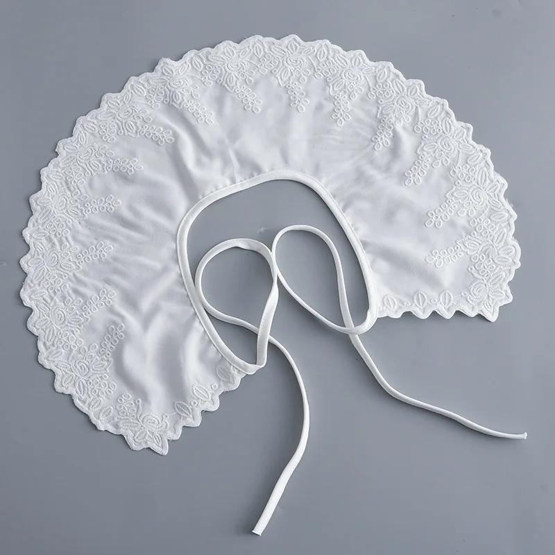 Корейский большой воротник-стойка с лацканами, накидка на плечи, шаль, женская съемная блузка, топы, рубашка, съемный воротник, шейный платок, накладной воротник