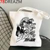 Сумка для покупок Jojo Bizarre Adventure, сумка-тоут для покупок, джутовая сумка bolsa, сумка-шоппер, сумка bolsas de tela, плетеная сумка Reciclaje Sac Cabas на заказ