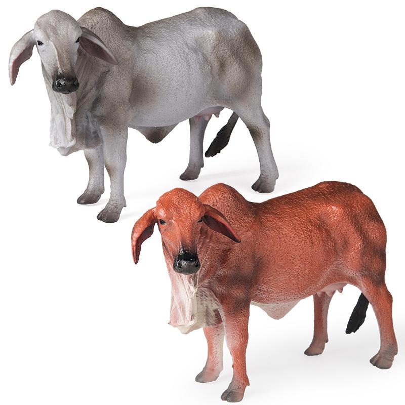 Cognitive Animal Model Toy: Dairy Cow, Buffalo, Yellow Cattle, Rhinoceros, Simmental Bull