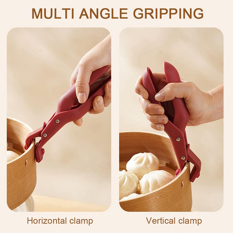 1PCS Bowl Home Anti-Scald Bowl Holder Clip Multifunctional Silicone Dish Lifter Anti-slip Anti-scalding Heat-resistant Kitchen