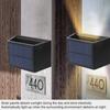 Светодиодные солнечные настенные светильники вверх вниз Освещение на открытом воздухе Бра на солнечных батареях Водонепроницаемый настенный светильник для забора Лестница Крыльцо Украшение патио