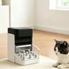 Magnetic Slow Feeder Bowl Insert 13-Pillar Anti-Choking Pet Bowl Insert Sloped Non-Jamming Base for Petlibro RFID Feeder Controlled Eating Cats