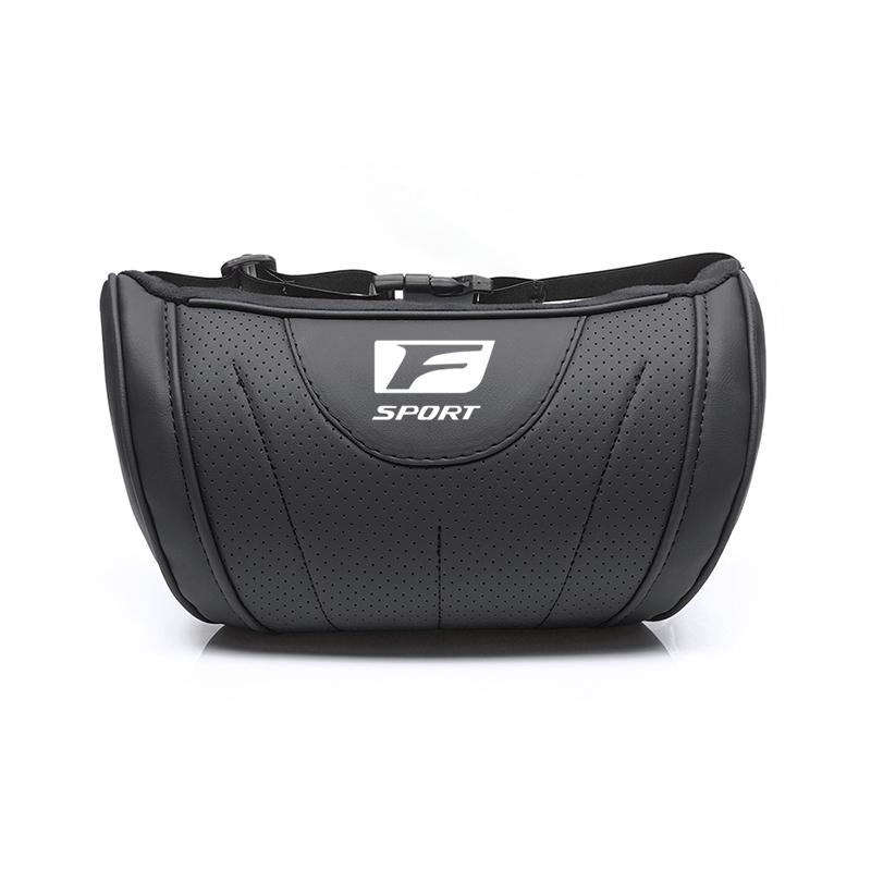 Lexus Car Neck Pillow Leather Breathable Soft Headrest Accessories For UX Ct200h LX600 RX350 RX300 IS300h GX460 LX570 NX GS300 AEN1